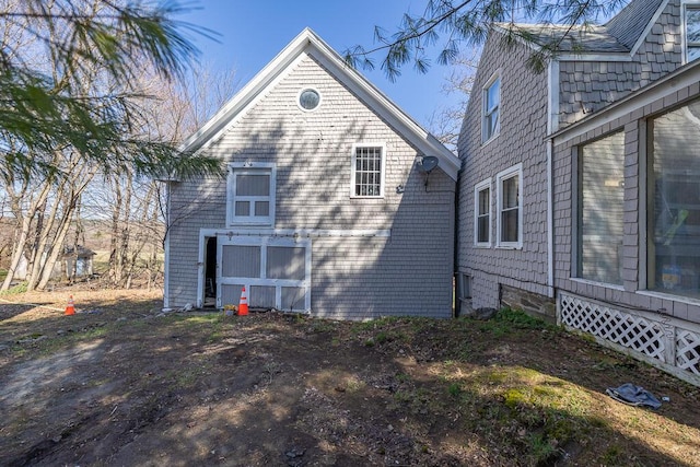 view of rear view of property