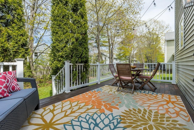 134 Yale St, Portland, ME 04103 - deck featuring outdoor dining area