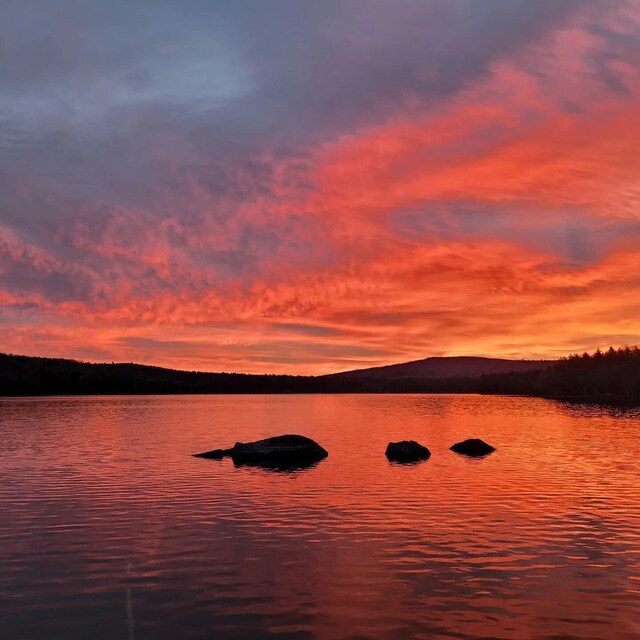 86 Webb Cove Dr, Lowell, ME 04493 - view of water feature featuring a mountain view