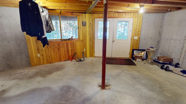 86 Webb Cove Dr, Lowell, ME 04493 - basement with a wealth of natural light