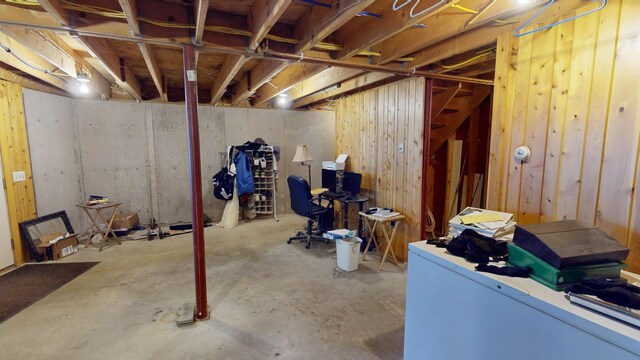 86 Webb Cove Dr, Lowell, ME 04493 - view of unfinished below grade area