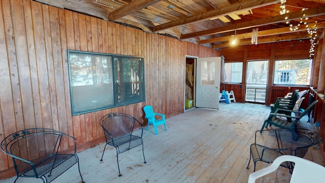 86 Webb Cove Dr, Lowell, ME 04493 - view of wooden terrace