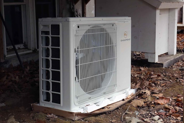 exterior details with ac unit