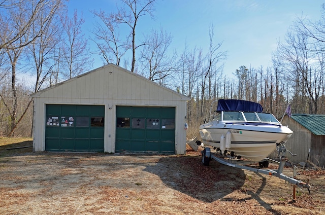 13 Hazen St, Norway, ME 04268 - view of detached garage