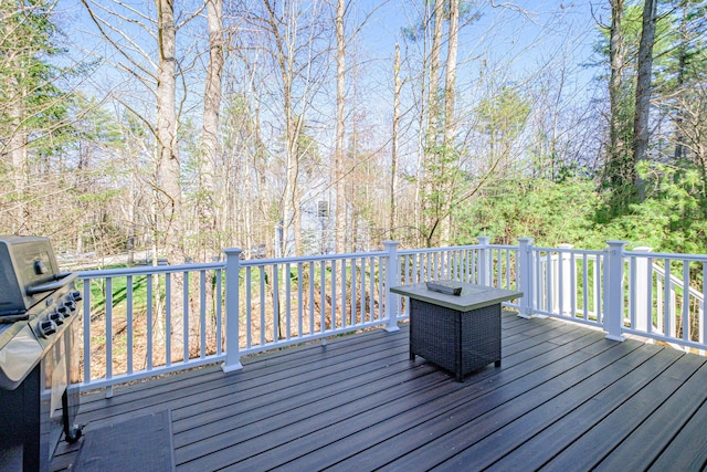 11 Sunny Brook Cir, Waterboro, ME 04061 - wooden deck featuring grilling area