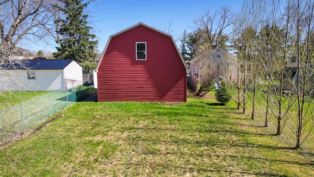 550 Ohio St, Bangor, ME 04401 - view of barn with fence and a yard