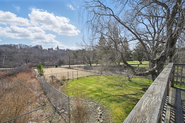 30 Pine St, Thomaston, ME 04861 - view of yard with fence and a rural view