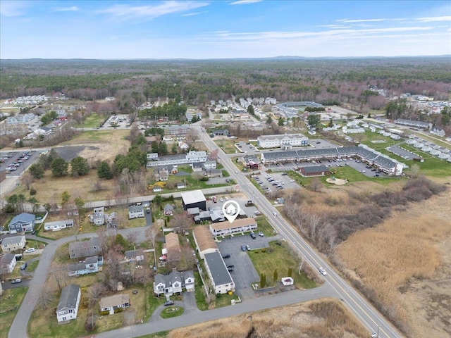 aerial view with a view of trees