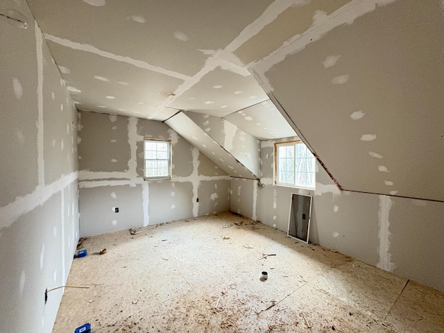 view of additional living space