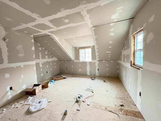 view of attic
