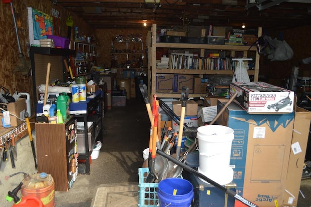 view of storage