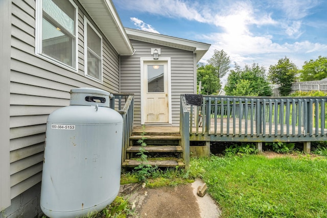 102 New Hampshire St, Millinocket, ME 04462 - view of wooden deck
