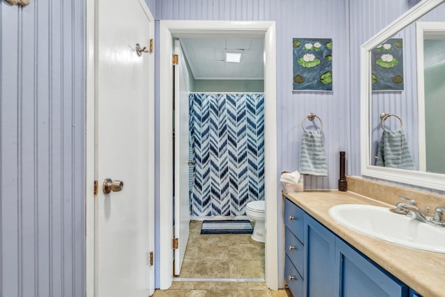 102 New Hampshire St, Millinocket, ME 04462 - bathroom featuring vanity and a shower with curtain