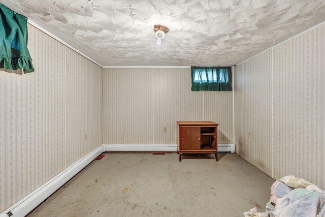 102 New Hampshire St, Millinocket, ME 04462 - finished basement with a baseboard radiator