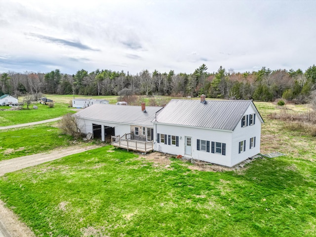 93 Pond Rd, Albion, ME 04910 - bird's eye view with a wooded view