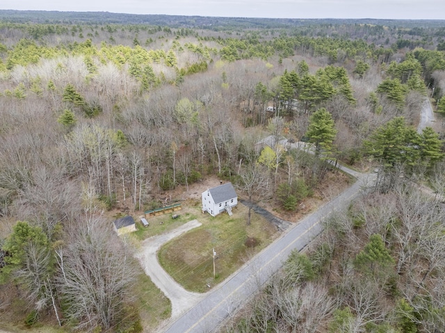 155 Saco Rd, Hollis, ME 04042 - aerial view of property's location featuring a forest