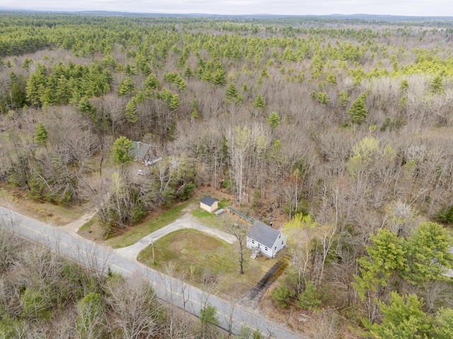 155 Saco Rd, Hollis, ME 04042 - bird's eye view of a heavily wooded area