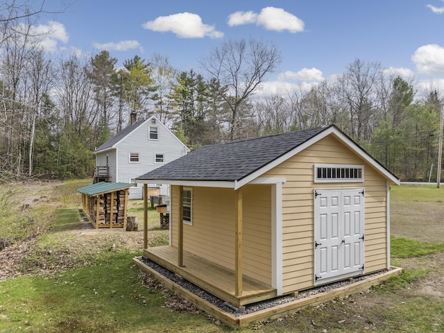 155 Saco Rd, Hollis, ME 04042 - view of outbuilding with an outbuilding