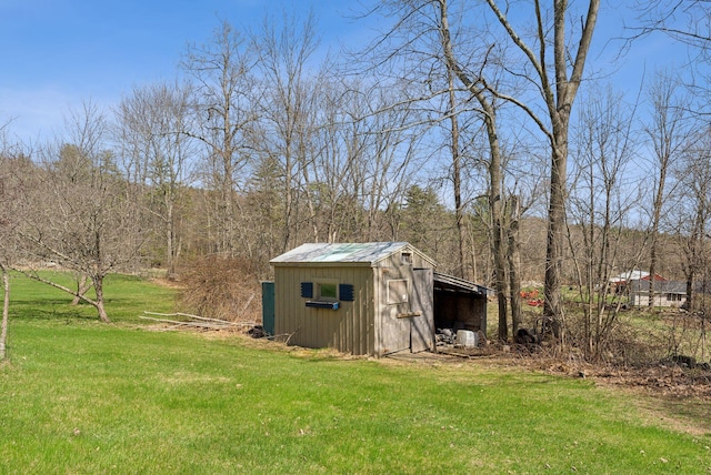 205 Patterson Rd, Limerick, ME 04048 - view of shed with a forest view