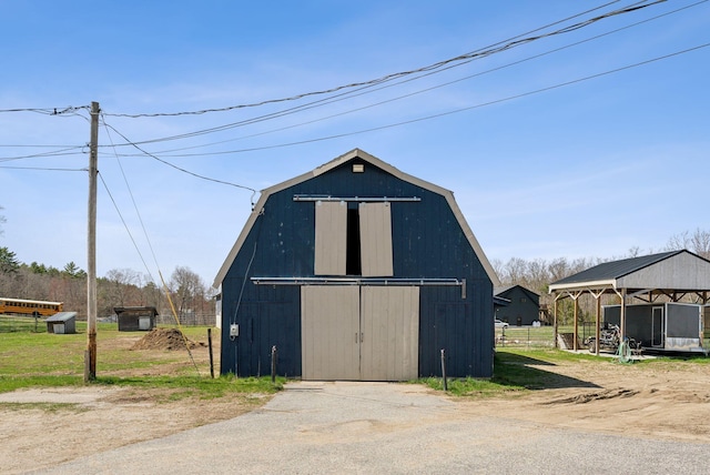 205 Patterson Rd, Limerick, ME 04048 - view of barn featuring fence