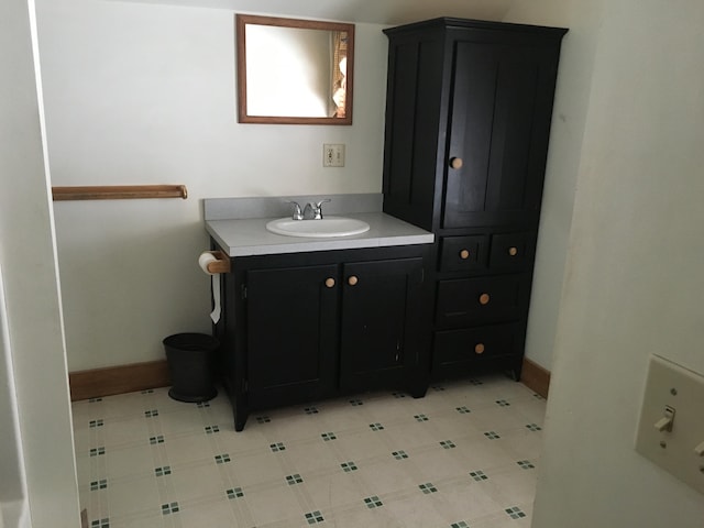 205 Patterson Rd, Limerick, ME 04048 - bathroom with vanity and baseboards