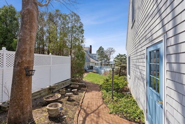 168 Ocean Ave, Kennebunkport, ME 04046 - view of yard featuring fence