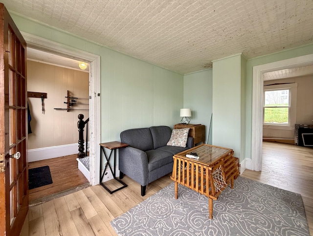 12 Prince Ave, Eastport, ME 04631 - living area with light wood finished floors and baseboards