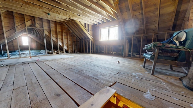 305 Main St N, Searsmont, ME 04973 - view of unfinished attic