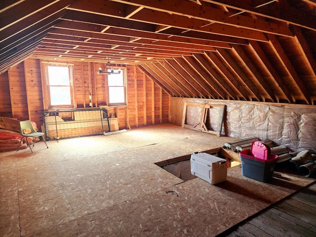 305 Main St N, Searsmont, ME 04973 - view of unfinished attic