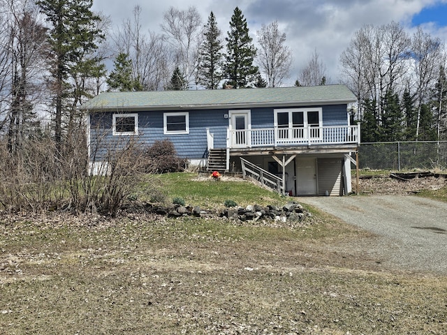 57 Owlsboro Rd, Mount Chase, ME 04765 - view of front of property featuring a deck