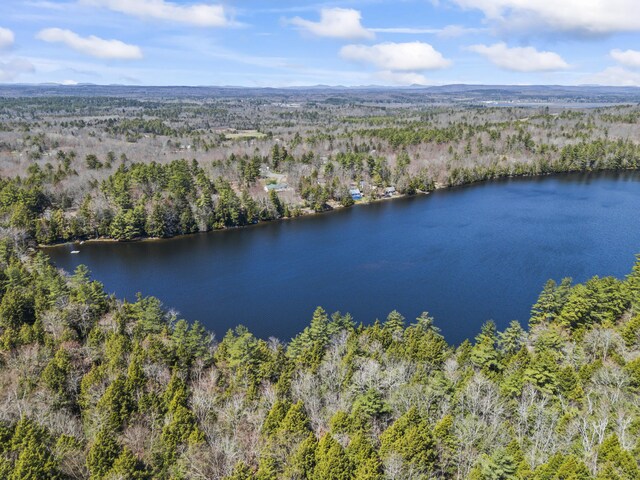48 Thistle Ln, Sidney, ME 04330 - view of property location with a heavily wooded area and a nearby body of water