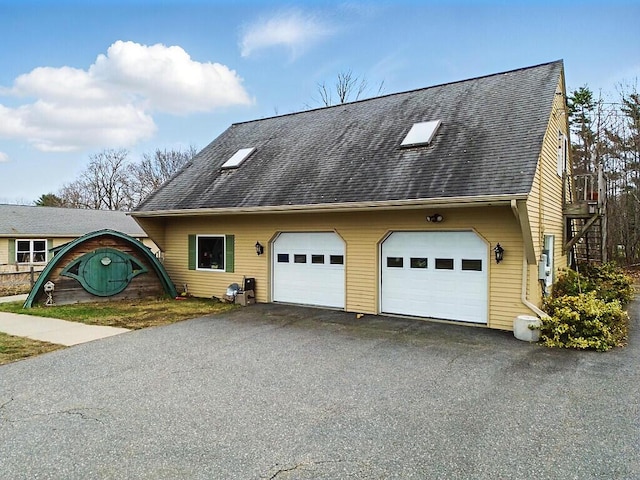 exterior space featuring driveway