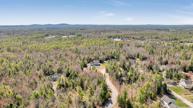 drone / aerial view with a view of trees