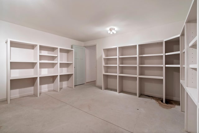view of storage room