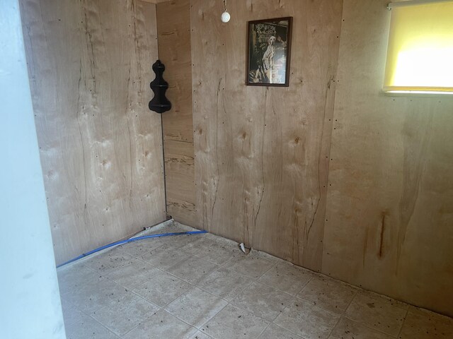 173 N Tamworth Rd, Otisfield, ME 04270 - below grade area with wooden walls