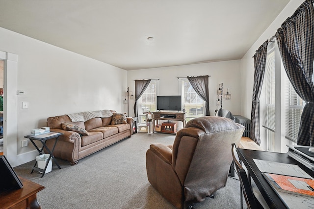 126 Elm St, Newport, ME 04953 - living room featuring carpet