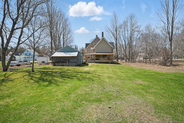 126 Elm St, Newport, ME 04953 - view of yard