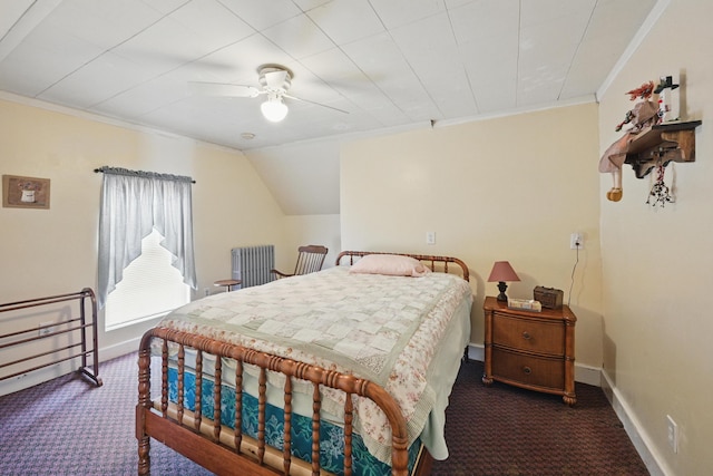 126 Elm St, Newport, ME 04953 - bedroom with baseboards, crown molding, and carpet flooring
