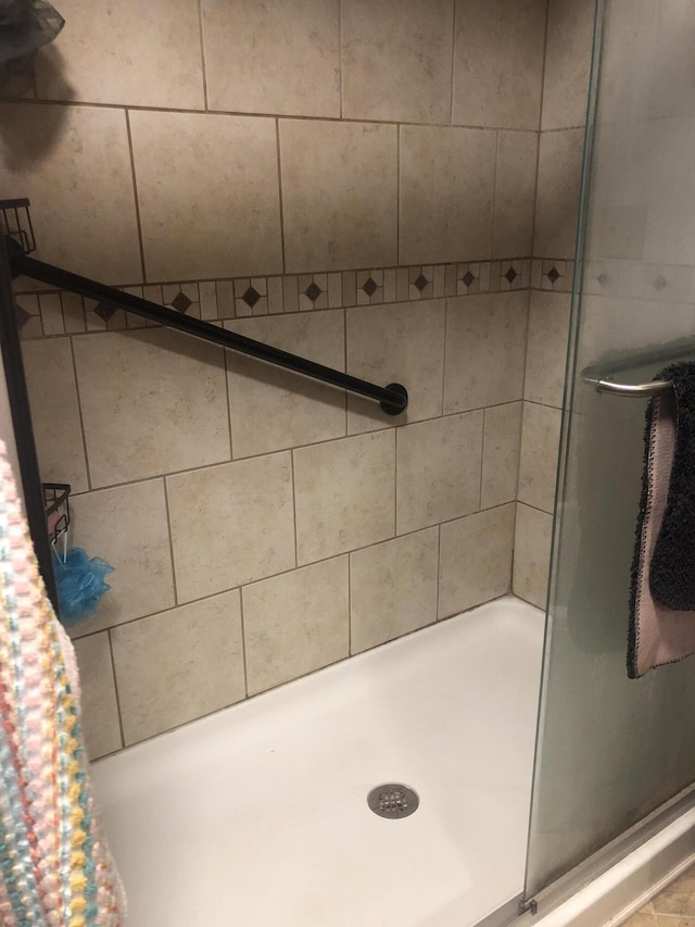 162 Prospect St, Millinocket, ME 04462 - full bathroom with a stall shower