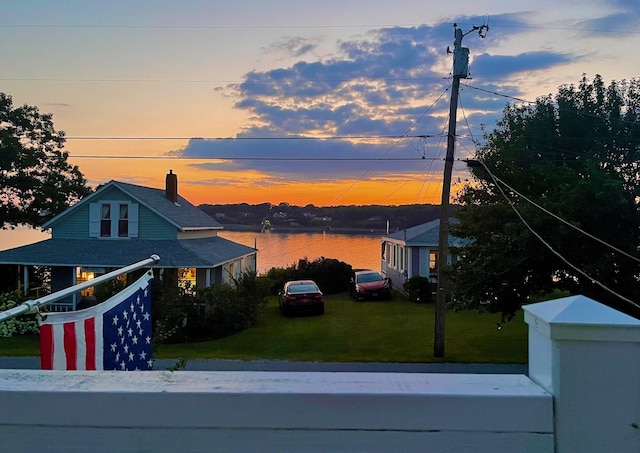 property view of water