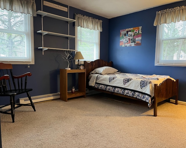 6 Northwood Cir, Hollis, ME 04042 - bedroom featuring a baseboard heating unit