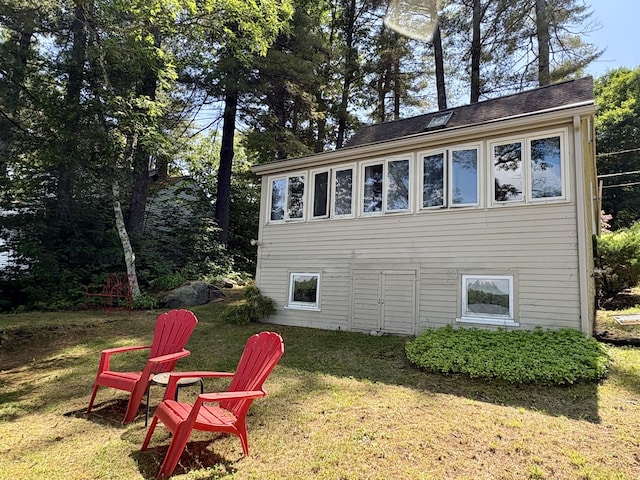 25-26 Mass Ave, Raymond, ME 04071 - view of side of property with a yard