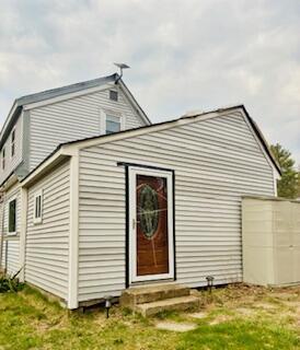 exterior space featuring entry steps