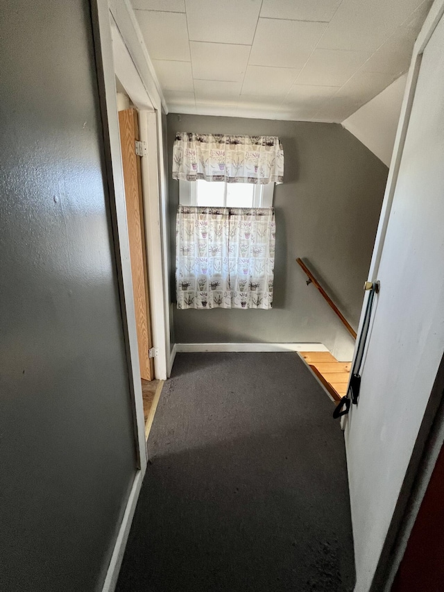 6 Lyons St, Machias, ME 04654 - hallway featuring carpet flooring