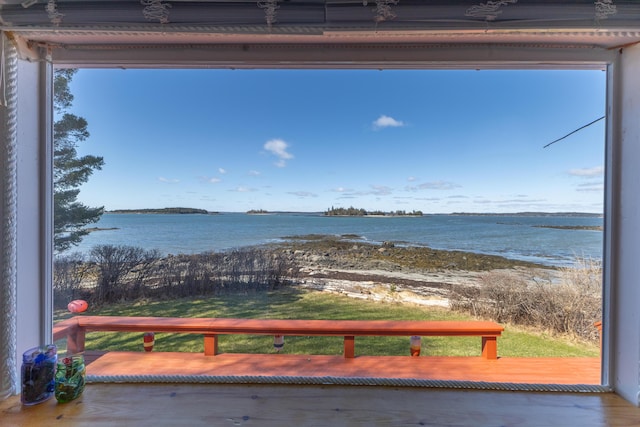 property view of water