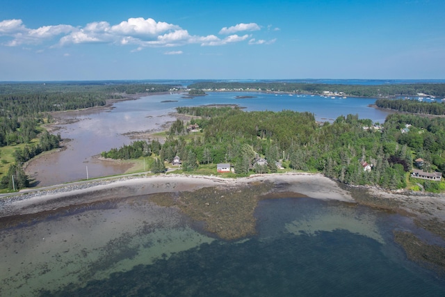 397 Cape Split Rd, Addison, ME 04606 - aerial view of property's location with a large body of water