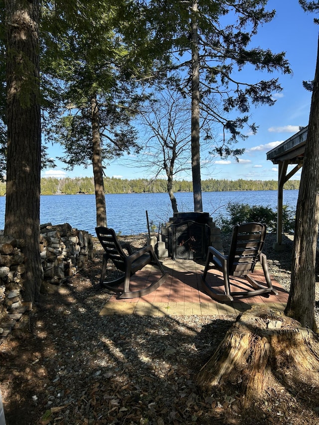 property view of water
