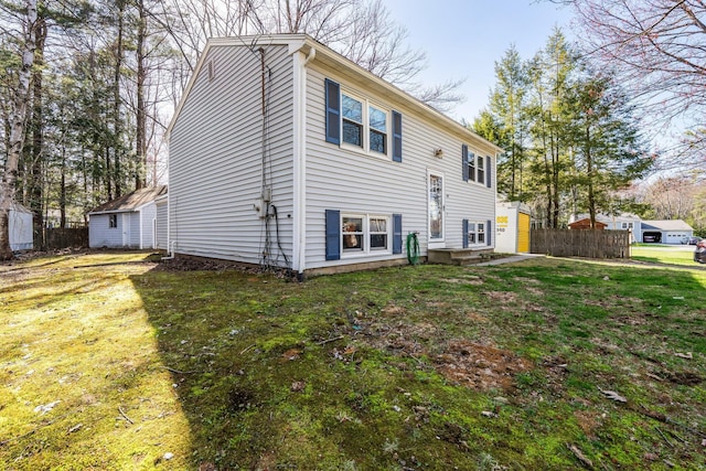 view of rear view of property