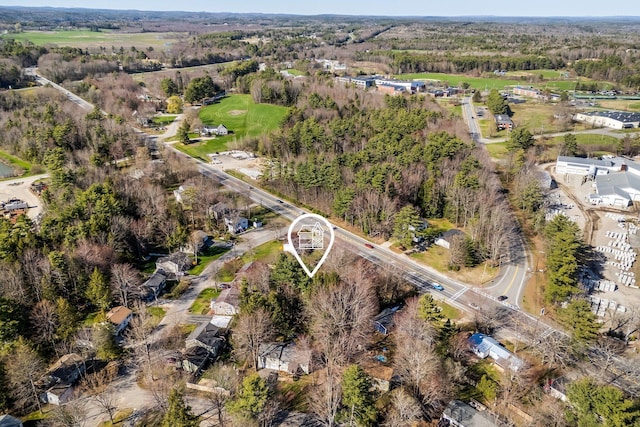 aerial overview of property's location
