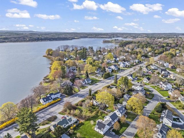 17 US Route 1, Falmouth, ME 04105 - aerial overview of property's location featuring a nearby body of water and nearby suburban area